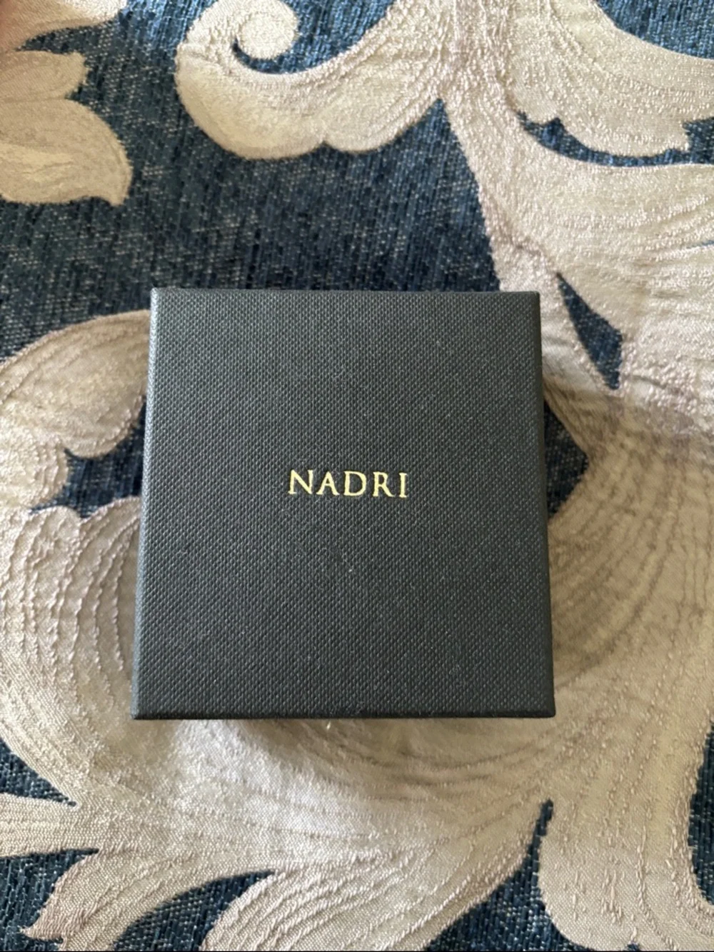 Nadri Silver Crystal Cross Pendant Necklace